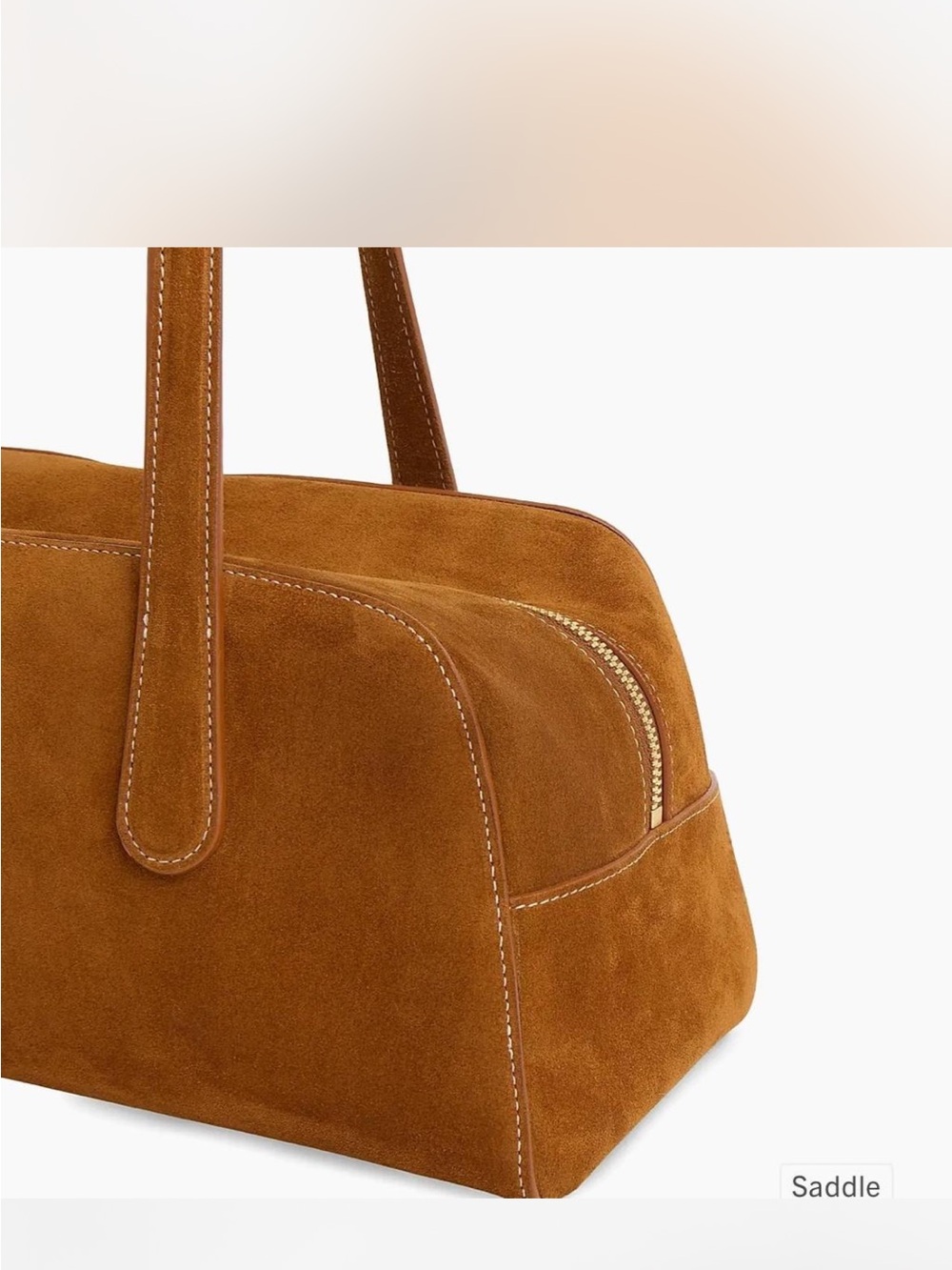 mansur gavriel suede leather shoulder bag - Picture 3 of 4